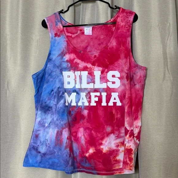 Buffalo Bills Mafia Tie-Dye Tank Top - Picture 2 of 6